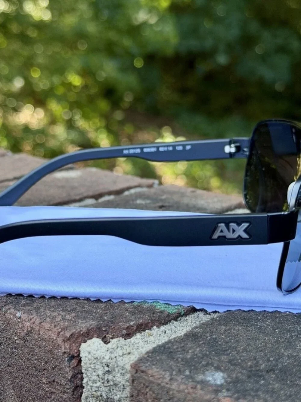 Armani Exchange AX2012S 606381 Matte Black Aviator Polarized Sunglasses 62mm